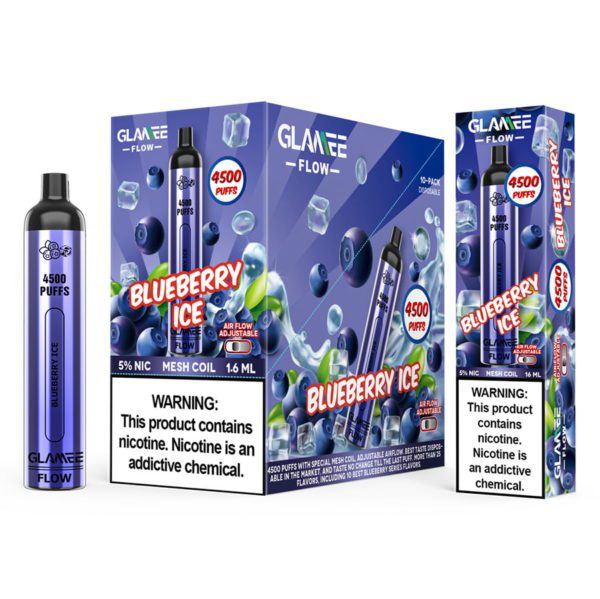 Glamee Flow Blueberry Ice Disposable Vape Review